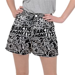 Arctic Monkeys Digital Wallpaper Pattern No People Creativity Ripstop Shorts by Sudhe