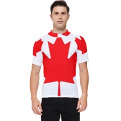 Canada Flag Canadian Flag View Men s Short Sleeve Rash Guard by Ravend