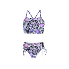 Background Fractal Annotation Sample Fantasy Girls  Tankini Swimsuit by Ravend