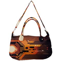 Technology Design Tech Computer Future Business Removal Strap Handbag by Ravend