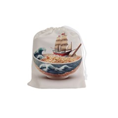 Ai Generated Noodles Pirate Chinese Food Food Drawstring Pouch (medium) by danenraven