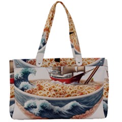 Ai Generated Noodles Pirate Chinese Food Food Canvas Work Bag by danenraven