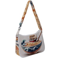 Ai Generated Noodles Pirate Chinese Food Food Zip Up Shoulder Bag by danenraven