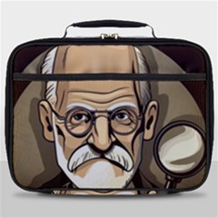 Ai Generated Psychotherapist Psychology Therapy Full Print Lunch Bag by danenraven