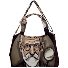 Ai Generated Psychotherapist Psychology Therapy Double Compartment Shoulder Bag by danenraven