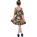 Ai Generated Nikola Tesla Tesla Nikolas Electricity Kids  Shoulder Cutout Chiffon Dress View2