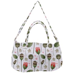 Poppies Red Poppies Red Flowers Removal Strap Handbag by Ravend
