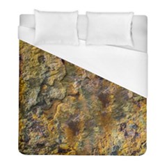 Rusty Orange Abstract Surface Duvet Cover (full/ Double Size) by dflcprintsclothing