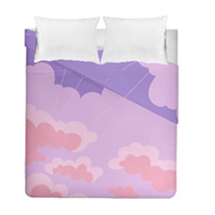 Sky Nature Sunset Clouds Space Fantasy Sunrise Duvet Cover Double Side (full/ Double Size) by Ravend