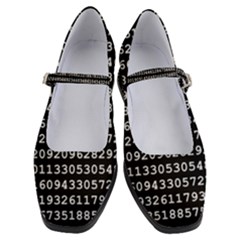 Pi Circle Diameter Circumference Ratio Radius Women s Mary Jane Shoes by Ravend