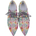 Leaves Colorful Leaves Seamless Design Leaf Pointed Oxford Shoes View1