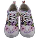 Hummingbird in floral heart Mens Athletic Shoes View1