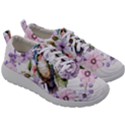 Hummingbird in floral heart Mens Athletic Shoes View3