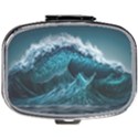 Tsunami Waves Ocean Sea Water Rough Seas 6 Mini Square Pill Box View1