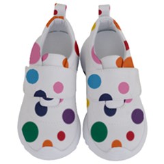 Polka Dot Kids  Velcro No Lace Shoes by 8989