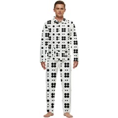 Polka Dot  Svg Men s Long Sleeve Velvet Pocket Pajamas Set by 8989