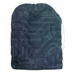 Circuit Board Circuits Mother Board Computer Chip Drawstring Pouch (3xl) by Ravend