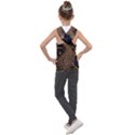 Peacock Plumage Bird Decorative Pattern Graceful Kids  Sleeveless Hoodie View2