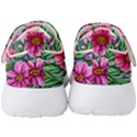 Cheerful And Cheery Blooms Men s Velcro Strap Shoes View4