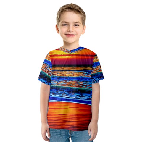 Island Dreams Kids  Sport Mesh Tee by GardenOfOphir