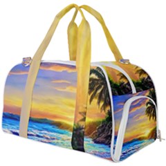 Sunrise At The Beach Burner Gym Duffel Bag by GardenOfOphir