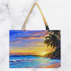 Sunrise At The Beach Medium Tote Bag by GardenOfOphir