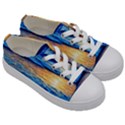 Ocean Sunset Kids  Low Top Canvas Sneakers View3