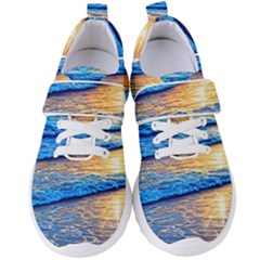 Ocean Sunset Women s Velcro Strap Shoes by GardenOfOphir