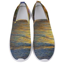 Sunset At The Surf Men s Slip On Sneakers by GardenOfOphir