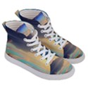 Breathtaking Sunset Women s Hi-Top Skate Sneakers View3