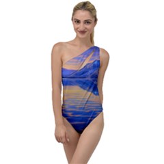 Dramatic Sunset To One Side Swimsuit by GardenOfOphir