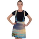 Exquisite Sunset Velvet Suspender Skater Skirt View1