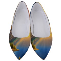 Remarkable Lake Sunset Women s Low Heels by GardenOfOphir