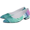 Pink Sky Blue Ocean Waves Women s Low Heels View2