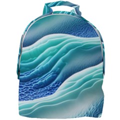 Pastel Beach Wave I Mini Full Print Backpack by GardenOfOphir