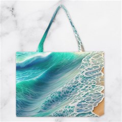 Pastel Beach Wave Medium Tote Bag by GardenOfOphir