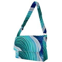 The Power Of The Ocean Iii Full Print Messenger Bag (s) by GardenOfOphir