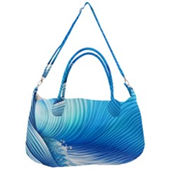 Nature s Beauty; Ocean Waves Removal Strap Handbag by GardenOfOphir