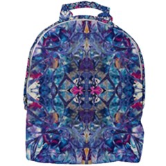 Denim On Pour Mini Full Print Backpack by kaleidomarblingart