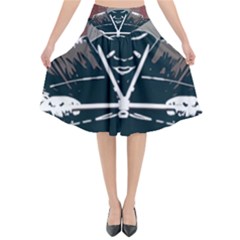 Sigaamoda Flared Midi Skirt by sigaamoda