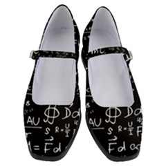 E=mc2 Text Science Albert Einstein Formula Mathematics Physics Women s Mary Jane Shoes by Jancukart