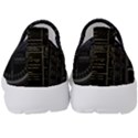 Black Background With Text Overlay Mathematics Trigonometry Kids  Slip On Sneakers View4