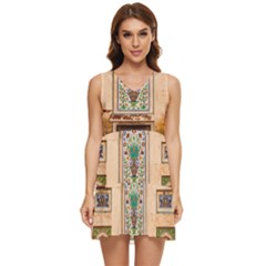 Mosque Tiered Sleeveless Mini Dress by artworkshop