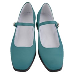 Turkish Blue	 - 	mary Jane Shoes by ColorfulShoes