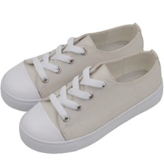 Canolli Cream	 - 	low Top Canvas Sneakers by ColorfulShoes