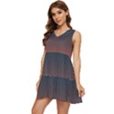 Sky gradient Tiered Sleeveless Mini Dress View3