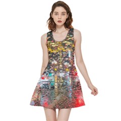 Water Droplets Inside Out Reversible Sleeveless Dress by artworkshop