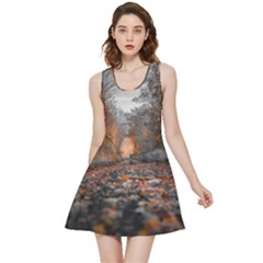 Breathe In Nature Background Inside Out Reversible Sleeveless Dress by artworkshop