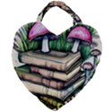 Liberty Cap Magic Mushroom Charm Giant Heart Shaped Tote View1