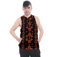 Oil Painted Bloom Brighten Up In The Night Men s Sleeveless Hoodie by pepitasart